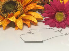 Load image into Gallery viewer, 14 K.T. WHITE GOLD LADIES BAR DESIGN NECKLACE

