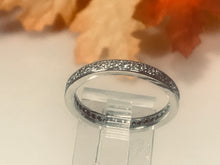 Load image into Gallery viewer, 14 K.T. WHITE GOLD LADIES DIAMOND ETERNITY BAND
