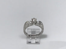 Load image into Gallery viewer, 18 K.T. WHITE GOLD LADIES DIAMOND ENGAGEMENT RING
