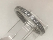 Load image into Gallery viewer, 14 K.T. WHITE GOLD LADIES DIAMOND ETERNITY BAND
