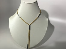 Load image into Gallery viewer, 14 K.T. TWO/TONE LADIES ALL GOLD FANCY LINK NECKLACE
