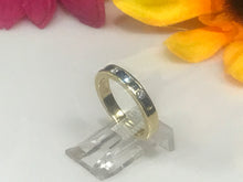 Load image into Gallery viewer, 14 K.T. LADIES YELLOW GOLD DIAMOND &amp; SAPPHIRE CHANNEL SET WEDDING BAND
