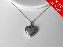 Load image into Gallery viewer, 14 K.T. WHITE GOLD LADIES SEMI-PUFFED HEART
