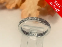 Load image into Gallery viewer, 14 K.T. WHITE GOLD LADIES DIAMOND ETERNITY BAND
