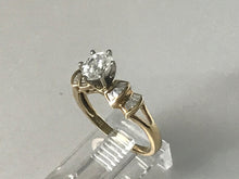 Load image into Gallery viewer, 14 K.T. YELLOW GOLD LADIES DIAMOND ENGAGEMENT RING
