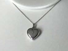 Load image into Gallery viewer, 14 K.T. WHITE GOLD LADIES SEMI-PUFFED HEART
