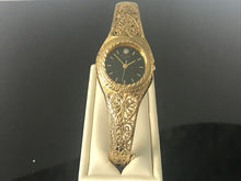 Load image into Gallery viewer, 14 K.T. YELLOW GOLD LADIES ANTIQUE/ ESTATE BANGLE BRACELET WATCH
