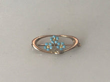 Load image into Gallery viewer, 14 K.T. YELLOW GOLD LADIES ANTIQUE/ ESTATE JEWELRY ENAMALED FLOWERED PIN
