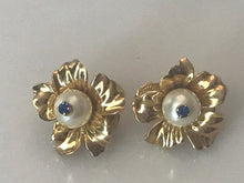 Load image into Gallery viewer, 14 K.T. YELLOW GOLD LADIES ANTIQUE/ ESTATE JEWELRY EARRINGS
