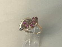 Load image into Gallery viewer, 14 K.T. ROSE &amp; WHITE GOLD LADIES ANTIQUE/ESTATE JEWELRY RING
