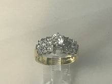Load image into Gallery viewer, 14 K.T. YELLOW GOLD LADIES ANTIQUE/ ESTATE JEWELRY ENGAGMENT RING
