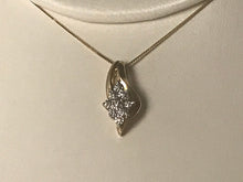 Load image into Gallery viewer, 14 K.T. YELLOW GOLD LADIES DIAMOND PENDANT
