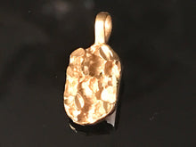Load image into Gallery viewer, 14 K.T. YELLOW GOLD MENS CHARM GOLD NUGUT SQUARE SHAPED
