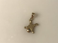 Load image into Gallery viewer, 14 K.T. YELLOW GOLD LADIES CHARM UPSIDE DOWN BOY CHARM
