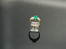 Load image into Gallery viewer, 14 K.T. Yellow Gold Ladies Antique/Estate Jewelry Emerald Ring
